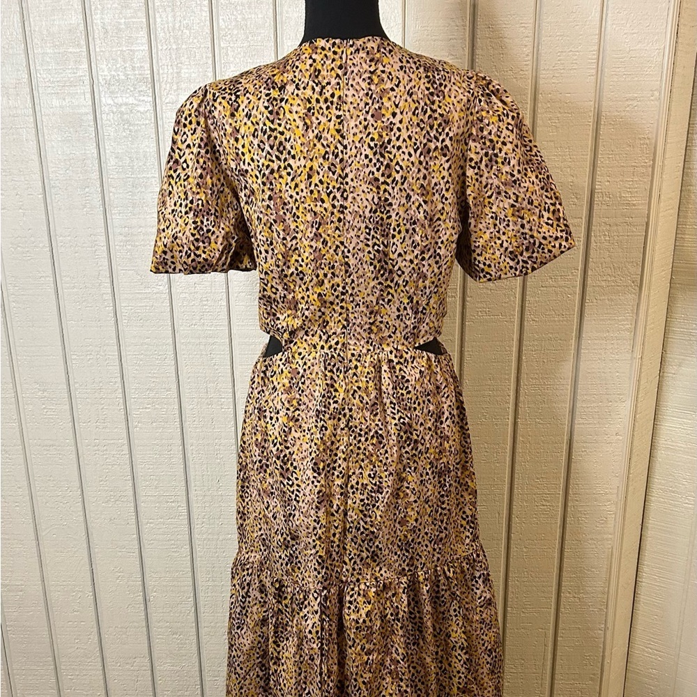 WAYF Plaza Cut-Out Tiered Maxi Dress, size small. - Picture 4 of 8